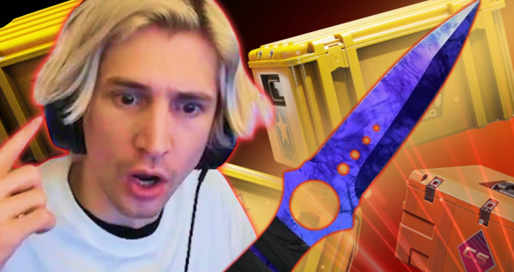 xQc hat das teuerste Messer im Stream ausgeknockt – und das ist bereits ein viraler Moment
